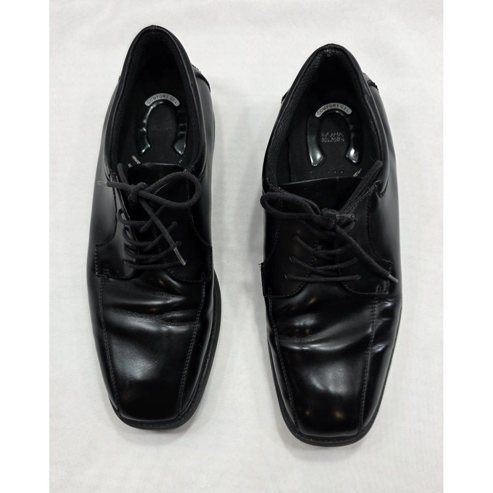 Nunn Bush 81161-001 Men's Black Comfort Gel Lace‎ Up Dress Shoes. Size 12M